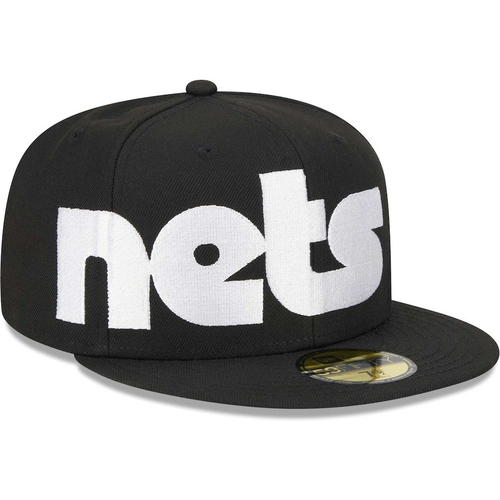 Brooklyn Nets Checkerboard UV 59FIFTY Fitted Hat - Black online