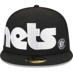 Brooklyn Nets Checkerboard UV 59FIFTY Fitted Hat - Black online