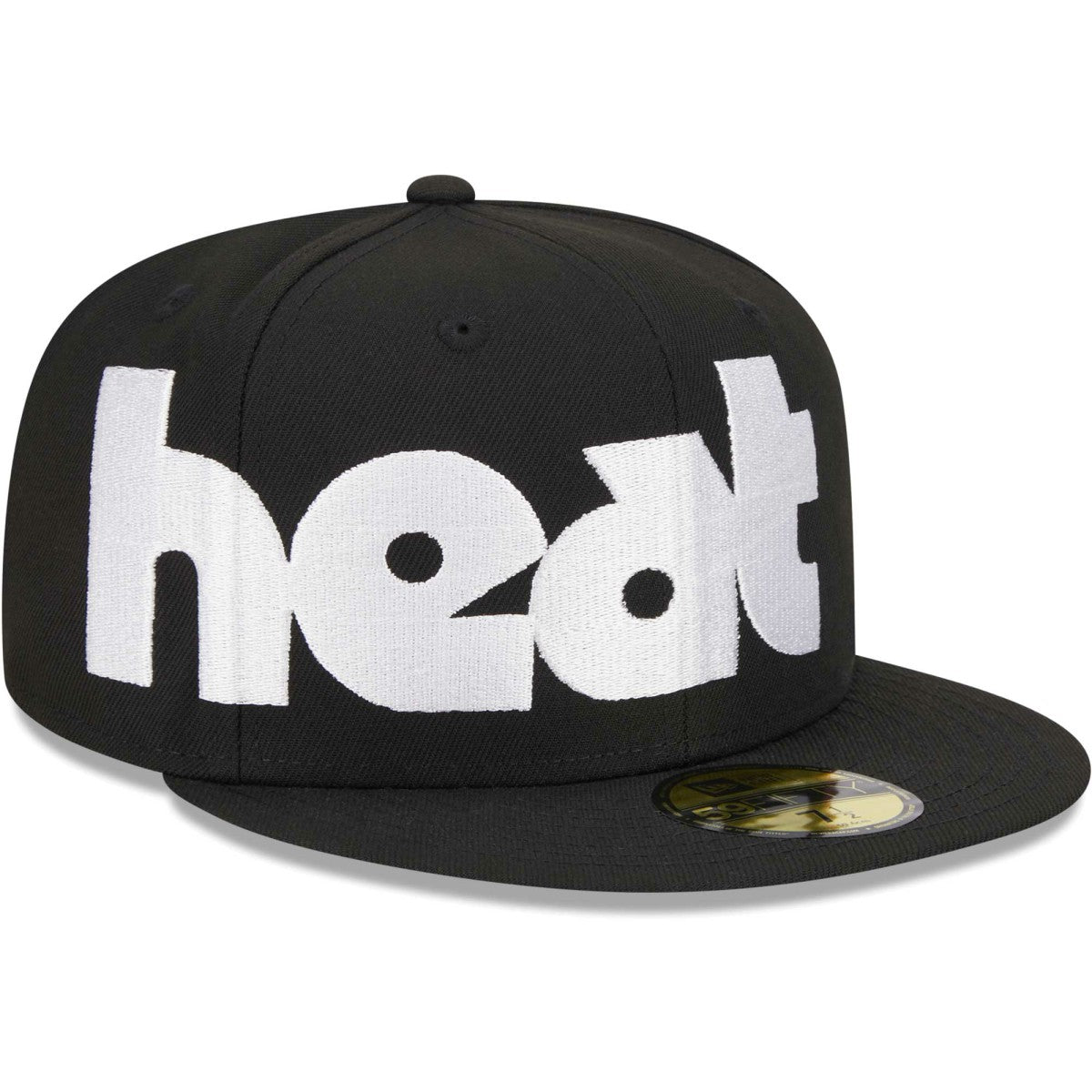 Miami Heat Checkerboard UV 59FIFTY Fitted Hat - Black on sale
