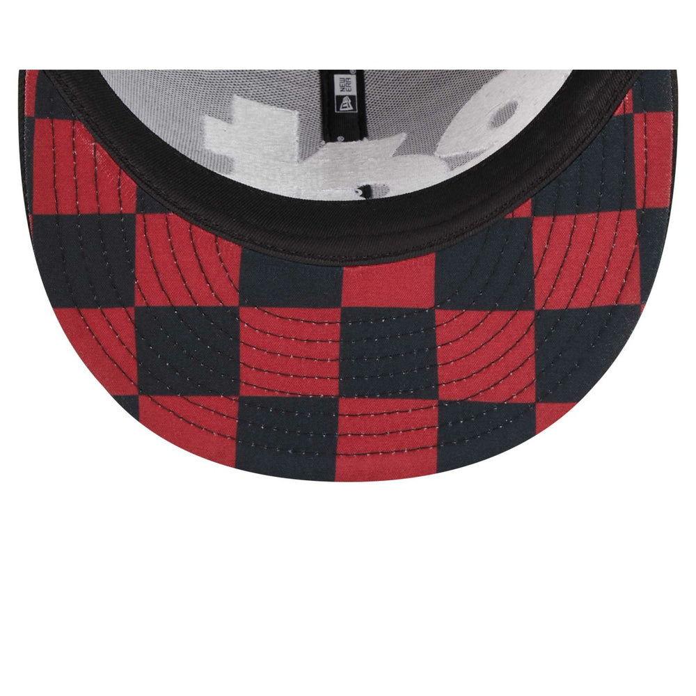 Miami Heat Checkerboard UV 59FIFTY Fitted Hat - Black on sale