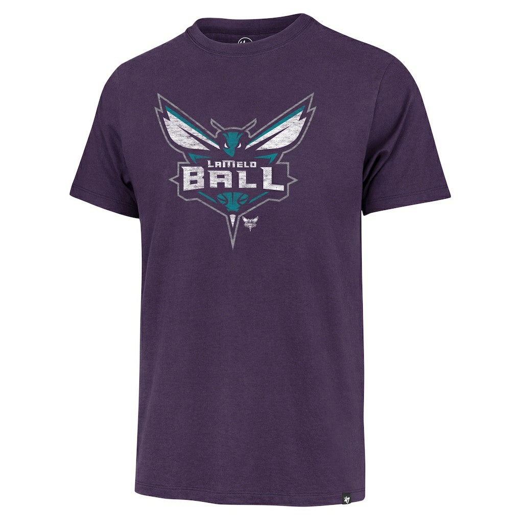 LaMelo Ball Charlotte Hornets '47 Player Logo Vintage T-Shirt - Purple cheap