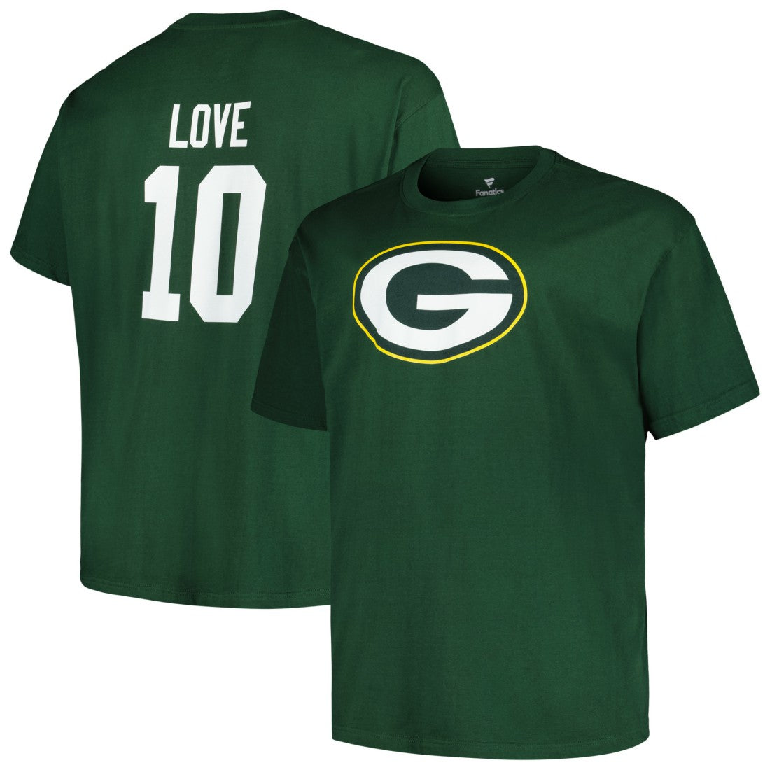 Jordan Love Green Bay Packers Big & Tall Player Name & Number T-Shirt - Green cheap