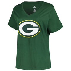Jordan Love Green Bay Packers Women's Plus Size Name & Number V-Neck T-Shirt - Green outlet