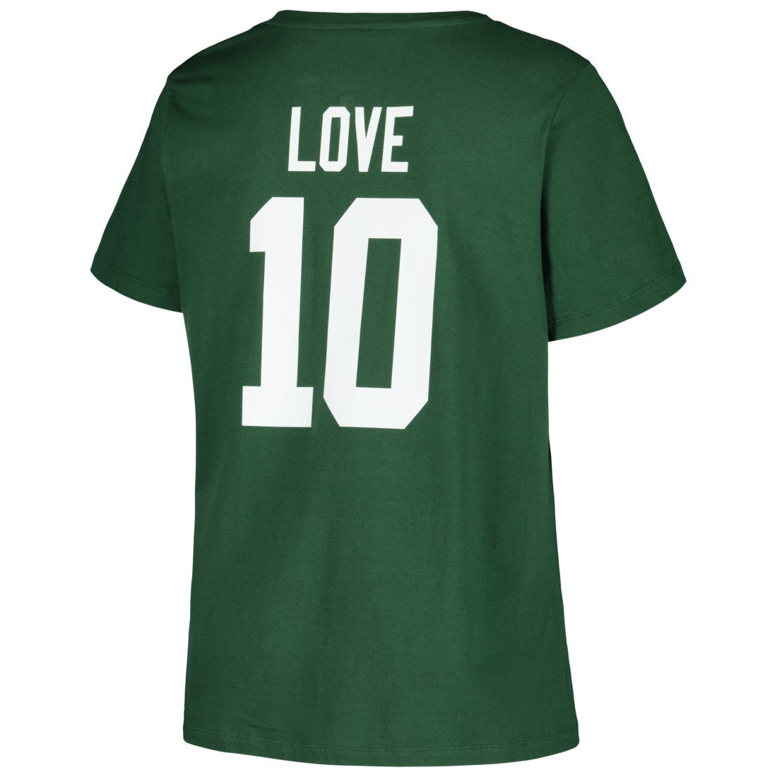 Jordan Love Green Bay Packers Women's Plus Size Name & Number V-Neck T-Shirt - Green outlet