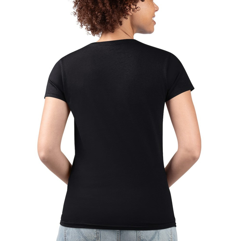 Arizona Diamondbacks G-III 4Her by Carl Banks Women's Super-Slim Fit Lightweight City Graphic V-Neck T-Shirt Black