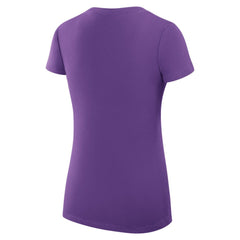 Colorado Rockies G-III 4Her by Carl Banks Women's Super-Slim Fit Lightweight City Graphic V-Neck T-Shirt Purple