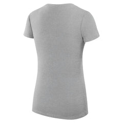 Kansas City Royals G-III 4Her by Carl Banks Women's Super-Slim Fit Lightweight City Graphic V-Neck T-Shirt Heather Gray
