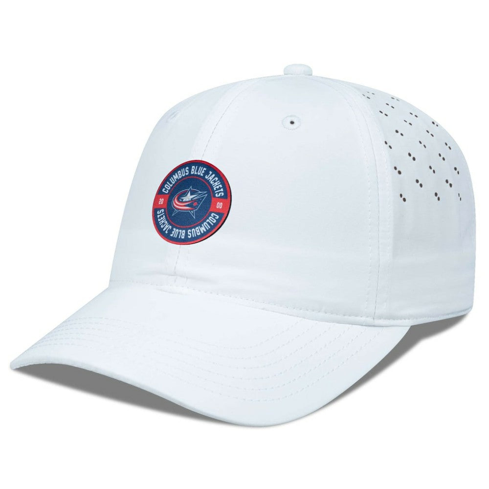 Columbus Blue Jackets Levelwear Women's Haven Adjustable Hat - White Hats