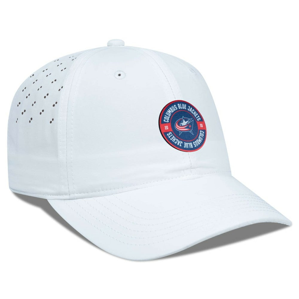 Columbus Blue Jackets Levelwear Women's Haven Adjustable Hat - White Hats