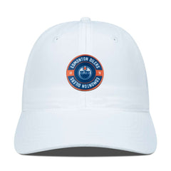 Edmonton Oilers Levelwear Women's Haven Adjustable Hat - White Hats