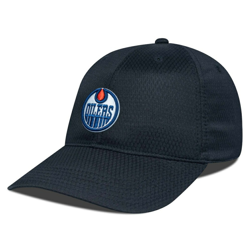 Edmonton Oilers Levelwear Matrix Adjustable Hat - Black Hats
