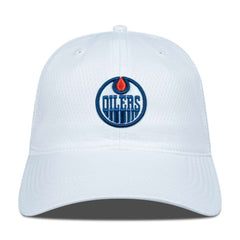 Edmonton Oilers Levelwear Matrix Adjustable Hat - White Hats