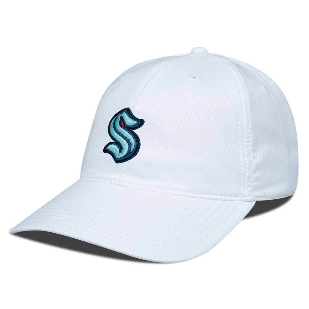 Seattle Kraken Levelwear Matrix Adjustable Hat - White Hats