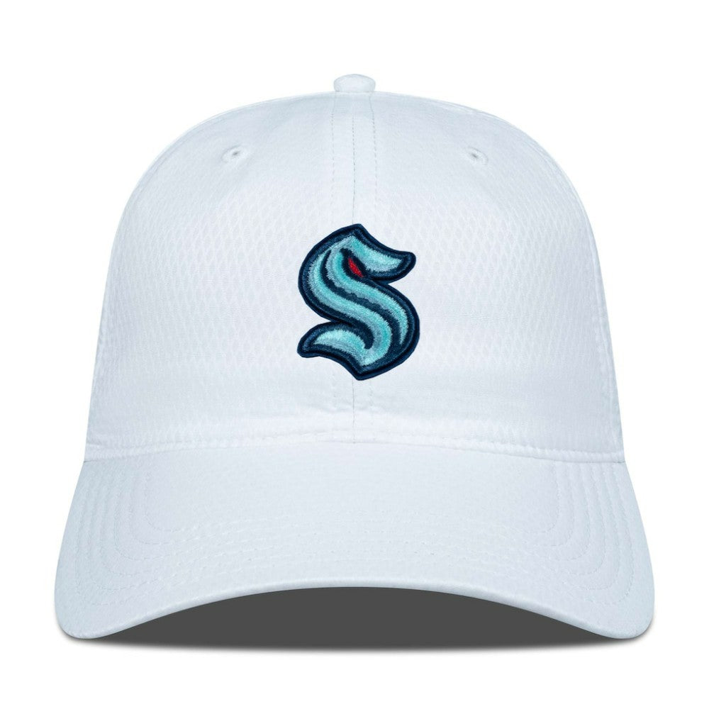 Seattle Kraken Levelwear Matrix Adjustable Hat - White Hats