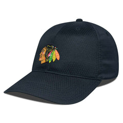 Chicago Blackhawks Levelwear Matrix Adjustable Hat - Black Hats