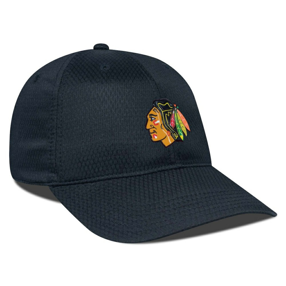 Chicago Blackhawks Levelwear Matrix Adjustable Hat - Black Hats