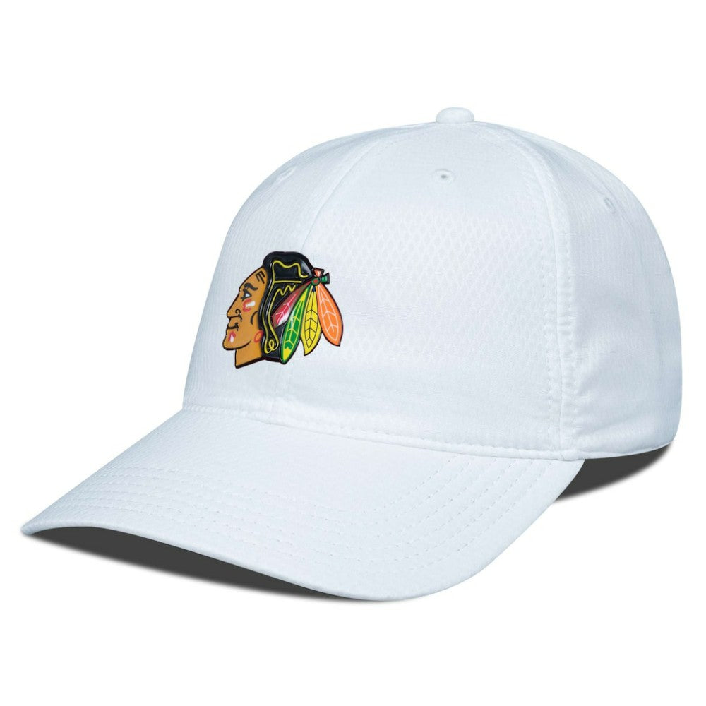 Chicago Blackhawks Levelwear Matrix Adjustable Hat - White Hats