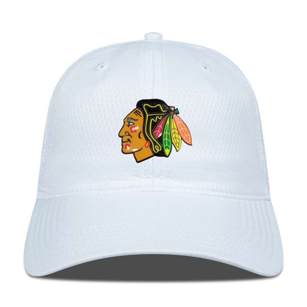 Chicago Blackhawks Levelwear Matrix Adjustable Hat - White Hats