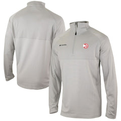 Atlanta Hawks Omni-Wick Rockin' It Quarter-Zip Pullover Top - Heather Gray cheap