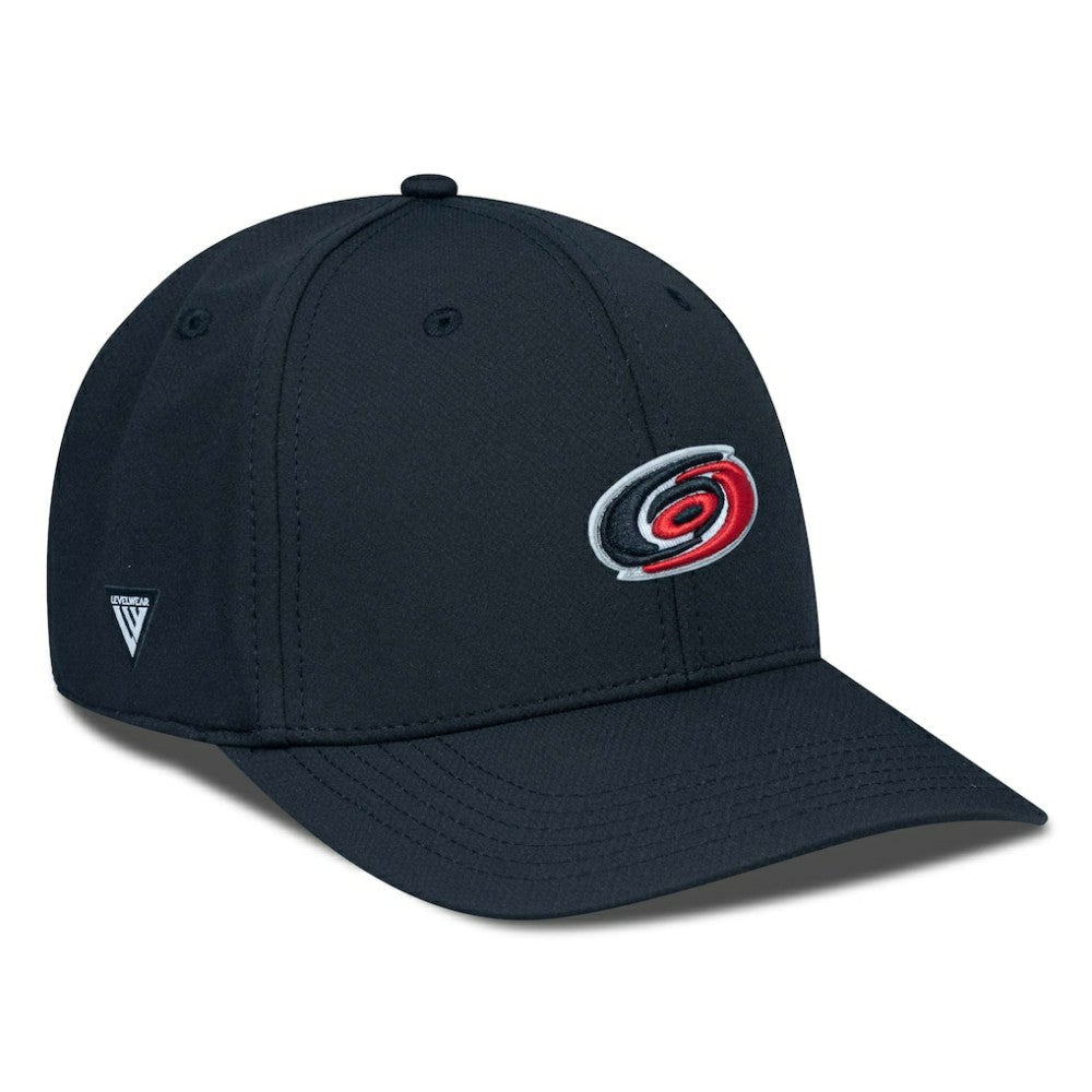 Carolina Hurricanes Levelwear Rise Flex Hat - Black Hats