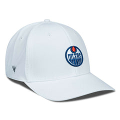 Edmonton Oilers Levelwear Rise Flex Hat - White Hats