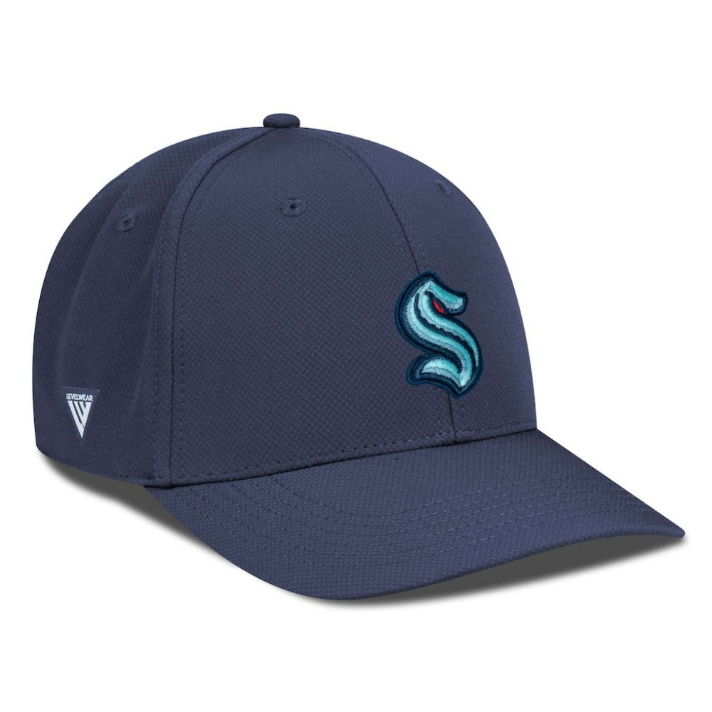 Seattle Kraken Levelwear Rise Flex Hat - Navy Hats