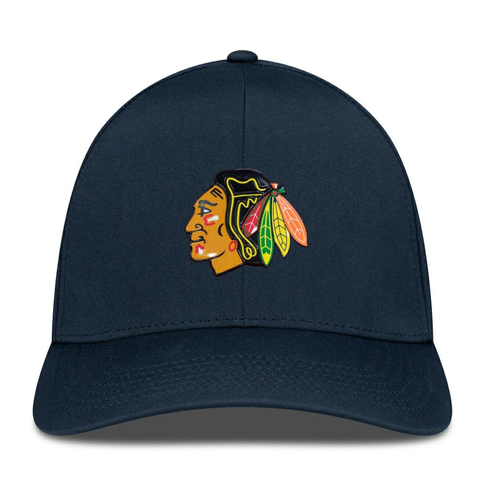Chicago Blackhawks Levelwear Zeta Flex Hat - Black Hats