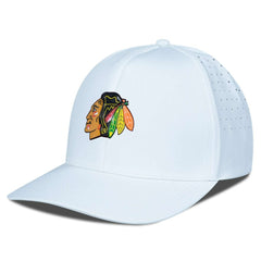 Chicago Blackhawks Levelwear Zeta Flex Hat - White Hats