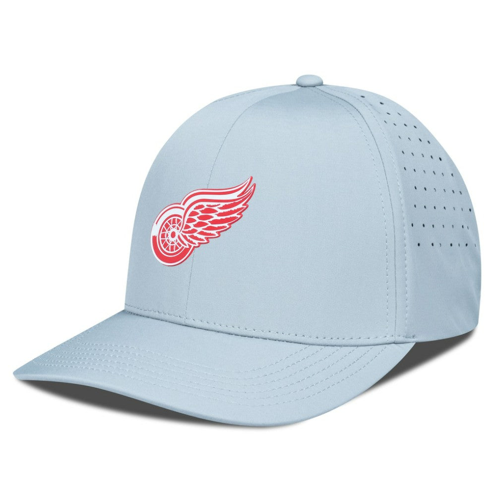 Detroit Red Wings Levelwear Zeta Flex Hat - Gray Hats