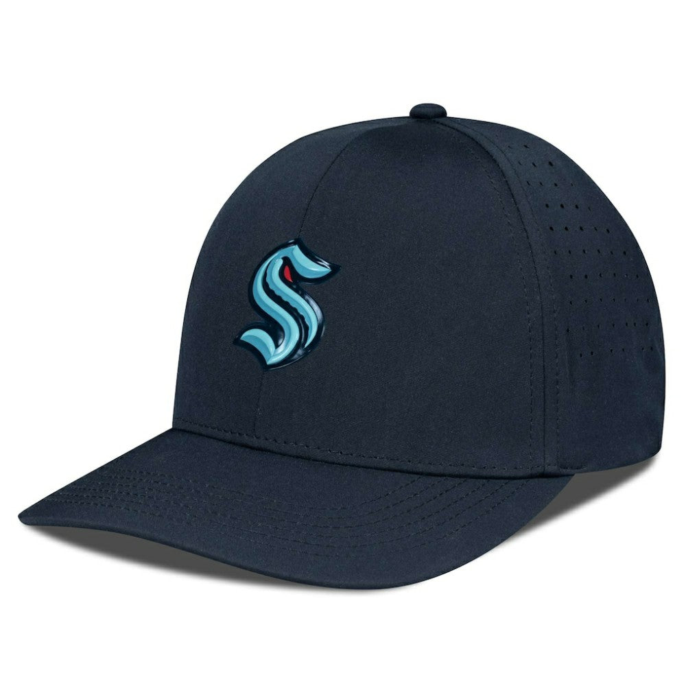 Seattle Kraken Levelwear Zeta Flex Hat - Black Hats