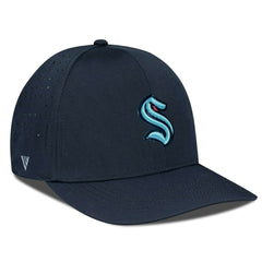 Seattle Kraken Levelwear Zeta Flex Hat - Black Hats