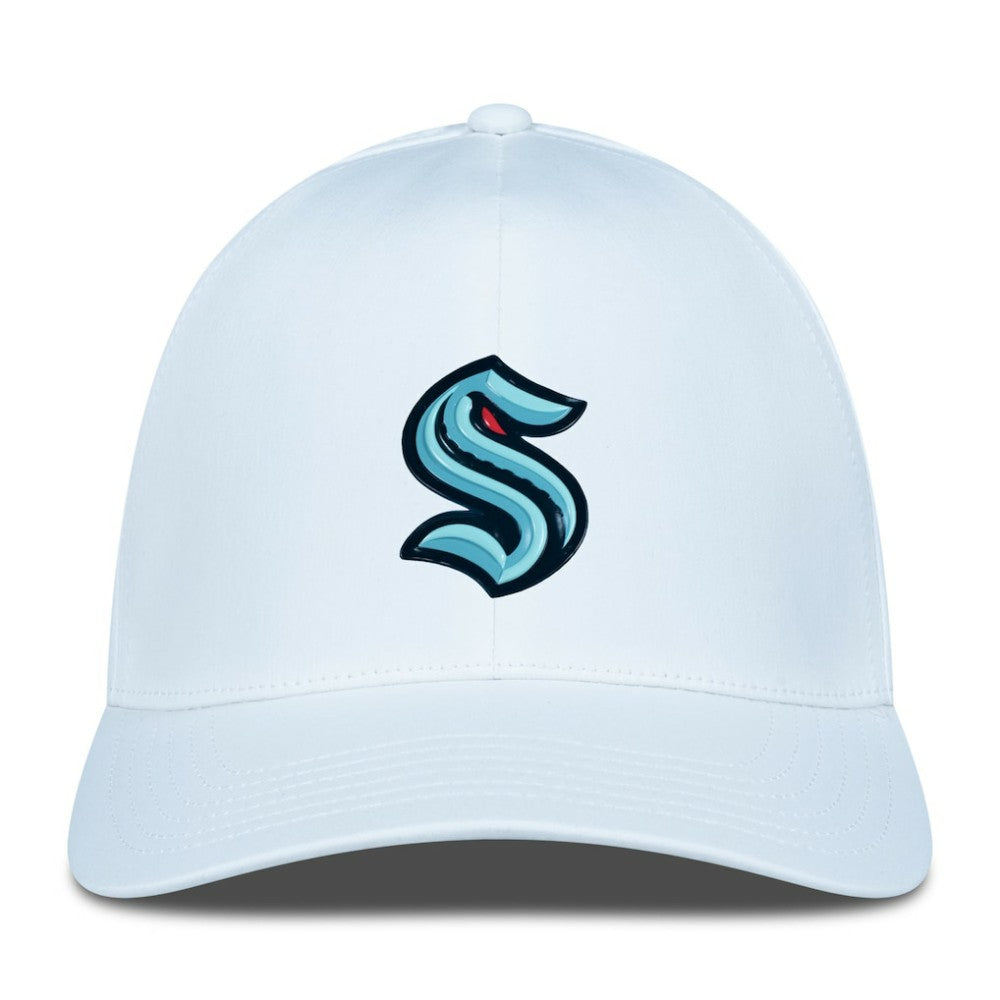 Seattle Kraken Levelwear Zeta Flex Hat - White Hats