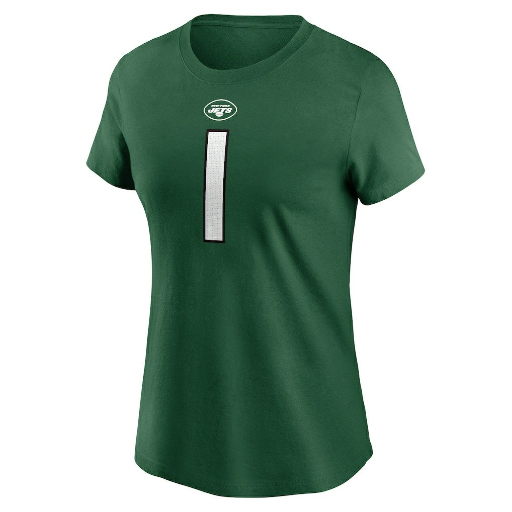Sauce Gardner New York Jets Women's Player Name & Number T-Shirt - Green sale