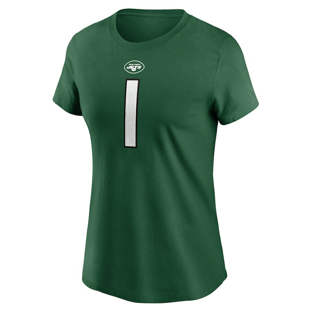 Sauce Gardner New York Jets Women's Player Name & Number T-Shirt - Green sale