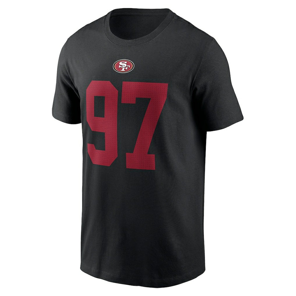 Nick Bosa San Francisco 49ers Player Name & Number T-Shirt - Black sale