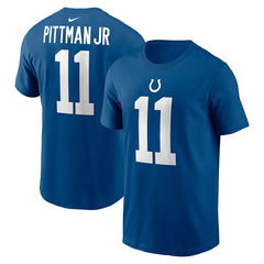 Michael Pittman Jr. Indianapolis Colts Player Name & Number T-Shirt - Royal discount