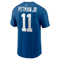 Michael Pittman Jr. Indianapolis Colts Player Name & Number T-Shirt - Royal discount