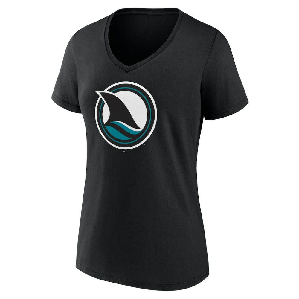 San Jose Sharks Fanatics Women's Alternate Graphic T-Shirt - Black T-shirts