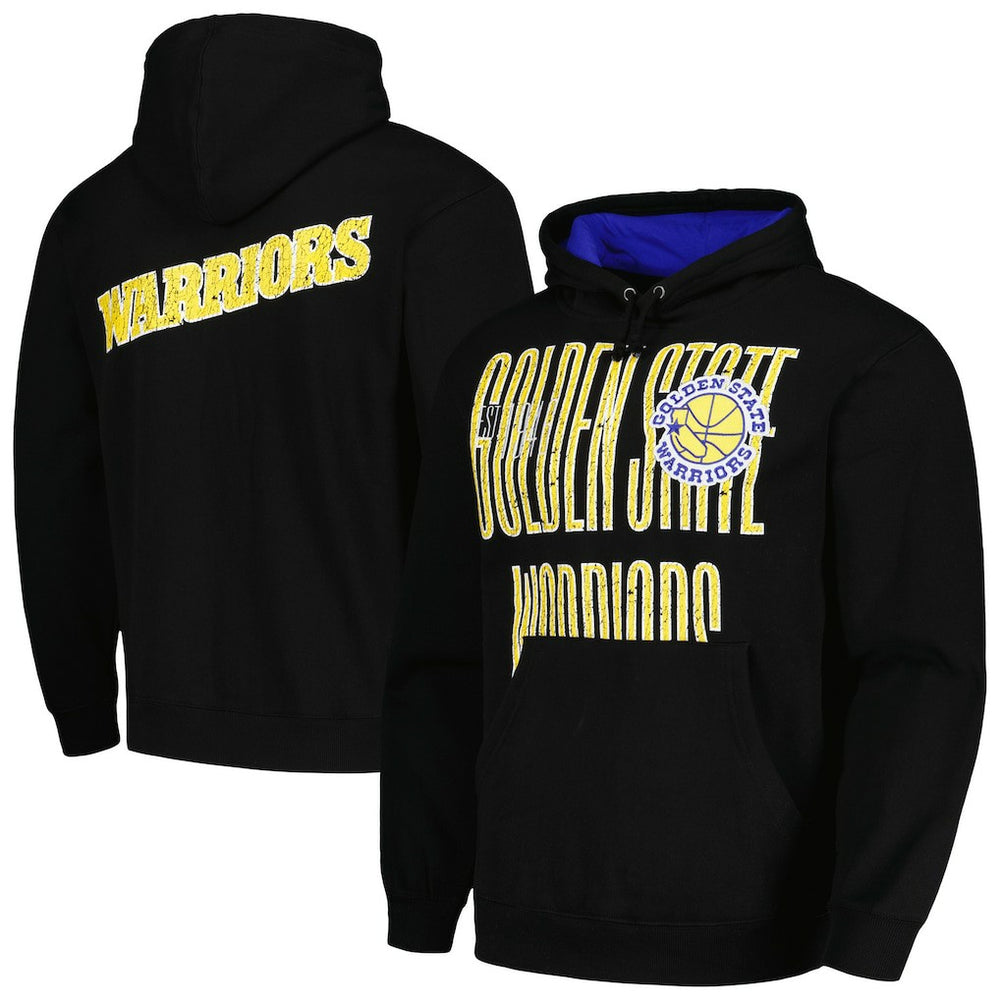 Golden State Warriors Hardwood Classics OG 2.0 Pullover Hoodie sale - Black discount