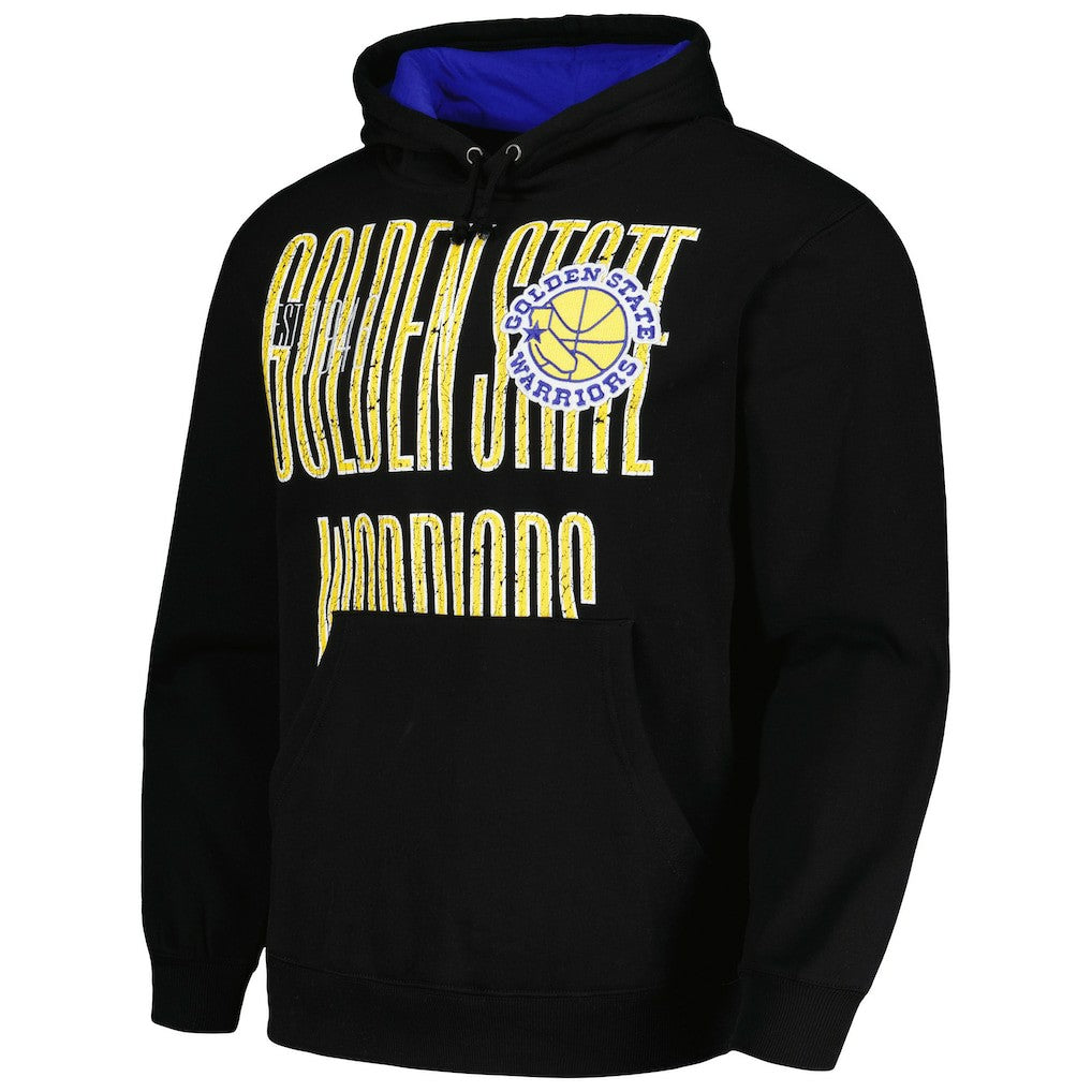 Golden State Warriors Hardwood Classics OG 2.0 Pullover Hoodie sale - Black discount