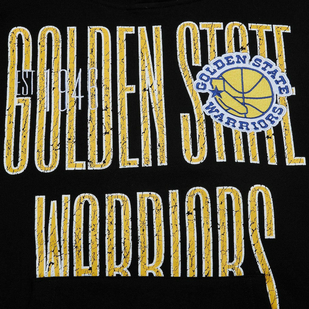 Golden State Warriors Hardwood Classics OG 2.0 Pullover Hoodie sale - Black discount