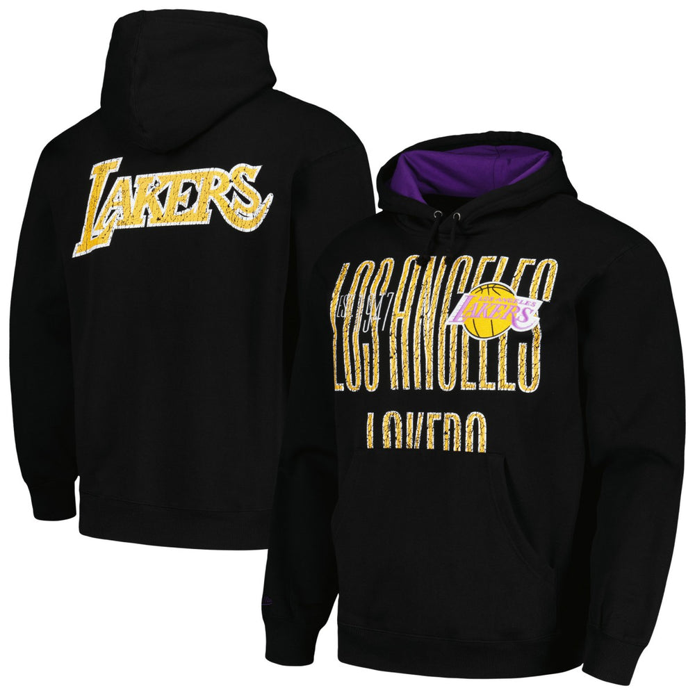 Los Angeles Lakers Hardwood Classics OG 2.0 Pullover Hoodie - Black cheap