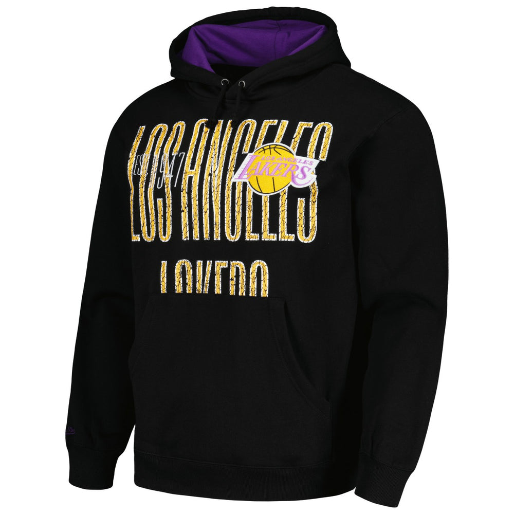 Los Angeles Lakers Hardwood Classics OG 2.0 Pullover Hoodie - Black cheap