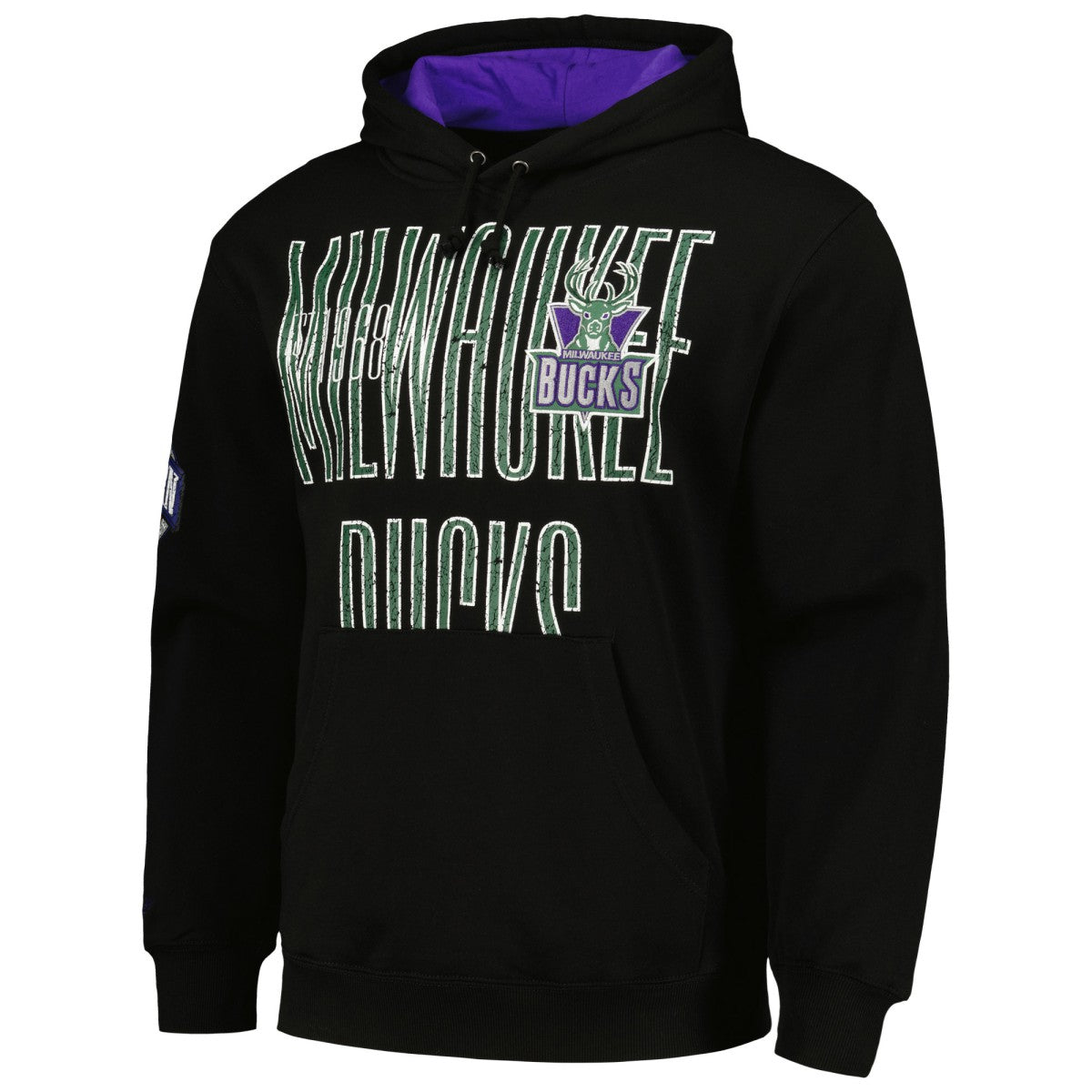 Milwaukee Bucks Hardwood Classics OG 2.0 Pullover Hoodie - Black outlet