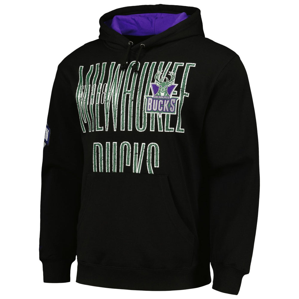 Milwaukee Bucks Hardwood Classics OG 2.0 Pullover Hoodie - Black outlet
