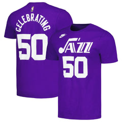 Utah Jazz Unisex 50th Anniversary T-Shirt - Purple on sale