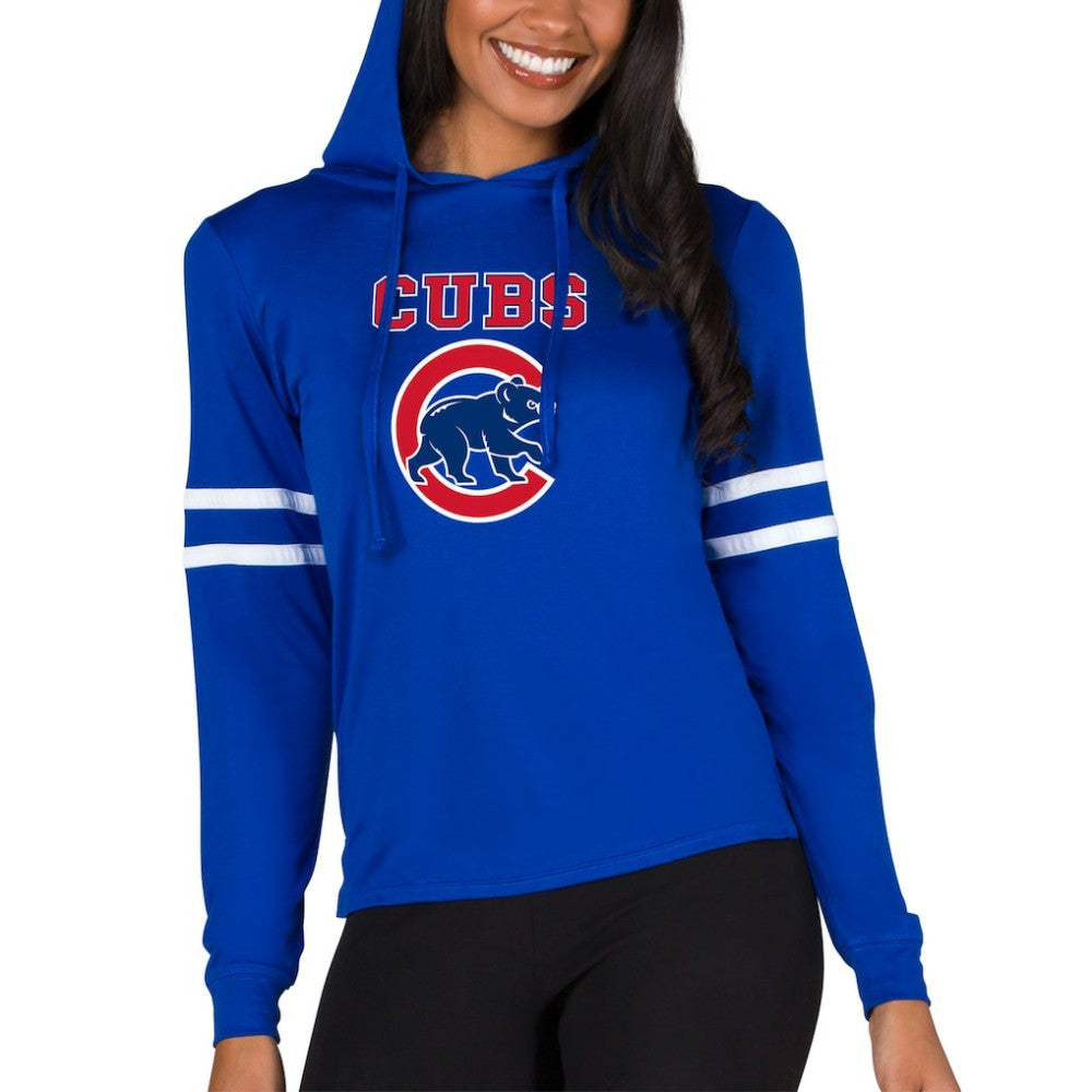 Chicago Cubs Concepts Sport Women's Marathon Lightweight Lounge Pullover Hoodie Royal