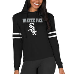Chicago White Sox Concepts Sport Women's Marathon Lightweight Lounge Pullover Hoodie Black