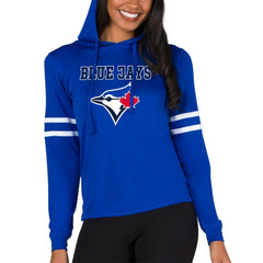 Toronto Blue Jays Concepts Sport Women's Marathon Lightweight Lounge Pullover Hoodie Royal
