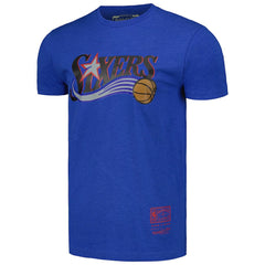 Philadelphia 76ers Unisex Hardwood Classics MVP Throwback Logo T-Shirt - Royal shop